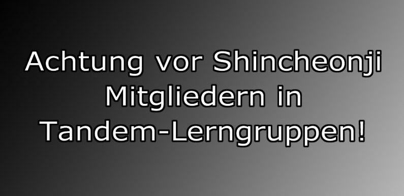 Die Shincheonji Kirche rekrutiert in Tandem-Lerngruppen neue Mitglieder