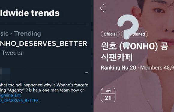 Fans trenden #WONHO_DESERVES_BETTER wegen Mismanagement