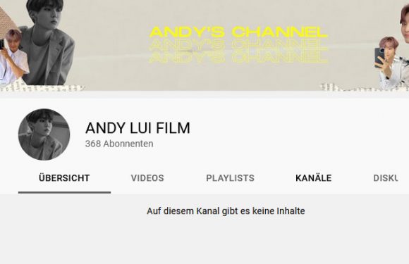 Andy Lui (ehem. Seven O’Clock) hat nun einen YouTube Kanal