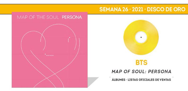 Shortnews: „Map of the Soul: Persona“ wurde nach mehr als 20.000 Verkäufen in Spanien nun mit Gold ausgezeichnet und holt damit die erste Auszeichnung in jenem Land für BTS