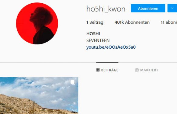 SEVENTEEN’s Hoshi hat nun einen Instagram Account