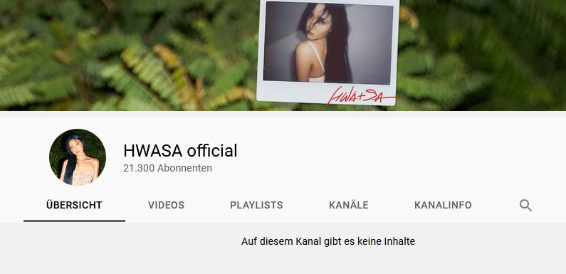 MAMAMOO’s Hwasa hat nun einen eigenen YouTube Kanal