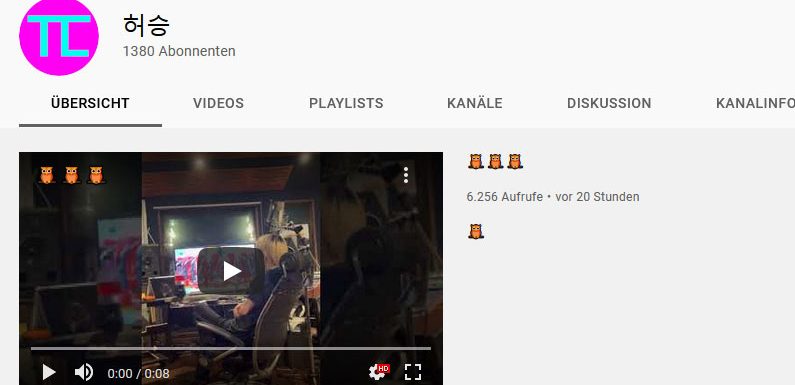 JUSTHIS hat einen neuen YouTube Account