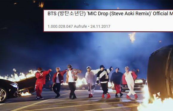 BTS‘ Musikvideo zu „Mic Drop“ hat 1 Mrd. Views erreicht!