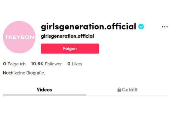 SNSD haben nun einen eigenen TikTok Account