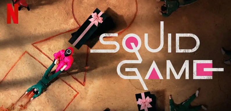 Werbung: Die Spiele von Squid Game in einer Box
