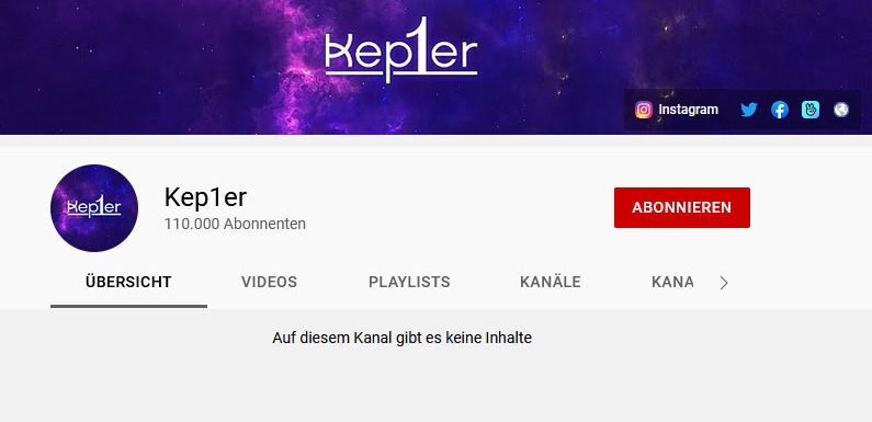 Kep1er haben nun einen eigenen YouTuber Kanal eröffnet