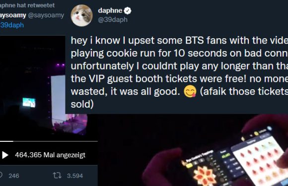 Gamingstreamerin 39daph erzürnt ARMYs, weil sie beim BTS Konzert spielt