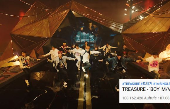 Shortnews: TREASURE’s „BOY“ hat als ihr erstes Musikvideo 100 Mio. Views geknackt