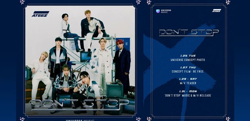 Shortnews: UNIVERSE Music wird am 31. Januar die neue ATEEZ Single „Don’t Stop“ veröffentlichen