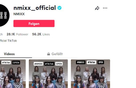 NMIXX hat nun einen offiziellen TikTok Account