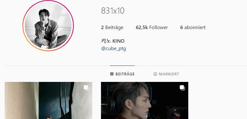 PENTAGONs Kino hat nun einen eigenen Instagramaccount