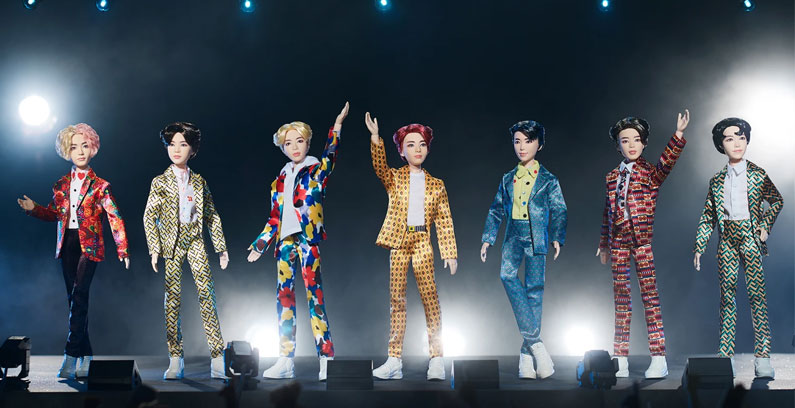 BTS-Puppen