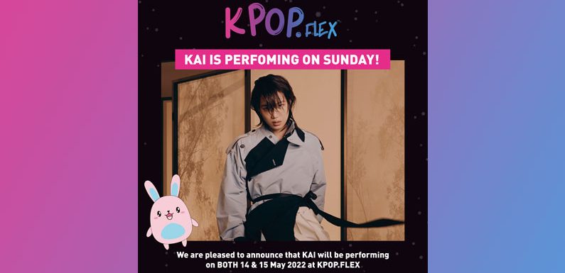 Shortnews: Kai tritt nun auch am Sonntag bei KPOP Flex auf