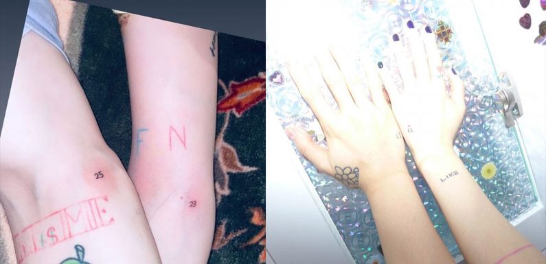 Schon gesehen? HyunA & DAWN haben neue Partnertattoos