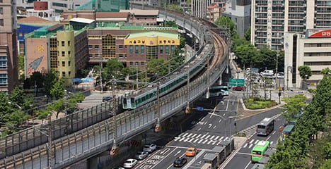 Gebäudebau in Südkorea